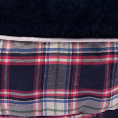 Halo Amber Plaid Round Dog Bed