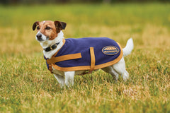 Weatherbeeta Fleece Dog Coat - Navy/Gold