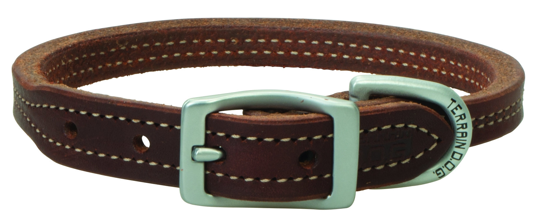 Weaver Terrain Dog Oiled Harness Leather Hybrid Collar