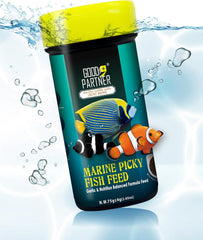 Purify Series for Marine Fish Food, Saltwater Fish Sinking Pellets, Suitable for Clown Fish, All Natural Ingredients, Balanced Composition of Fish Feed, 2.65 oz (Pack of 1)