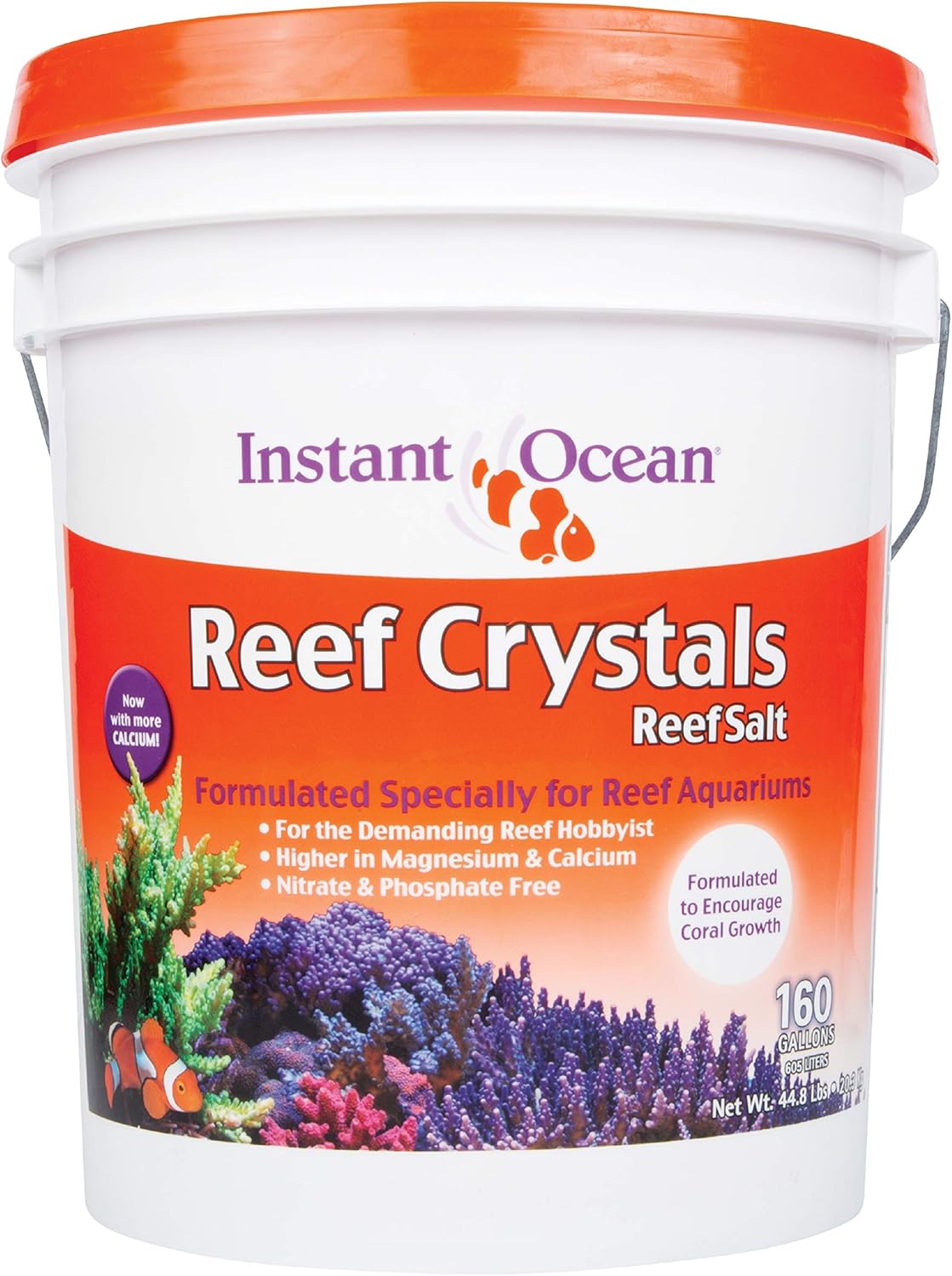 Instant Ocean Reef Crystals Reef Salt, Formulated Specifically For Reef Fish Tank Aquariums