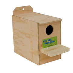 Love Bird Nest Box 10.25x9.25x6.25 Nat