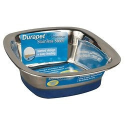 Durapet Square Stainless Steel Bowls