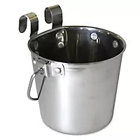 Indipets Heavy Duty Flat-Sided Hook-On Pail