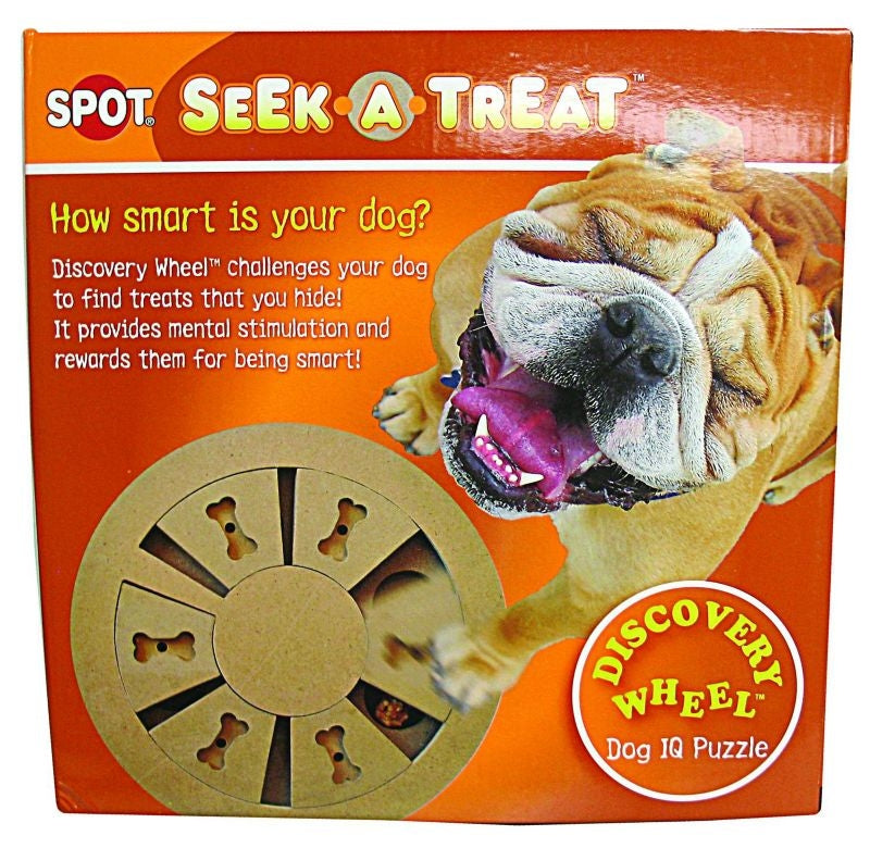 Seek-A-Treat Discovery Wheel Dog Puzzle Toy