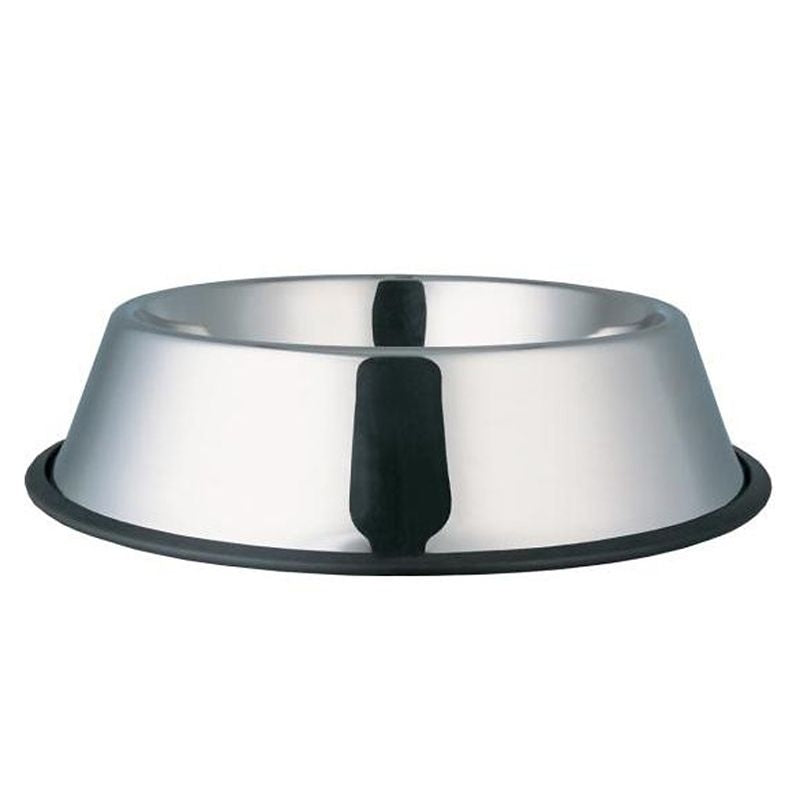 Indipets Stainless Steel No-Tip Dog Bowl