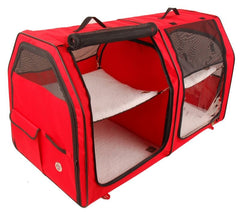 One for Pets Portable Double Cat Show House