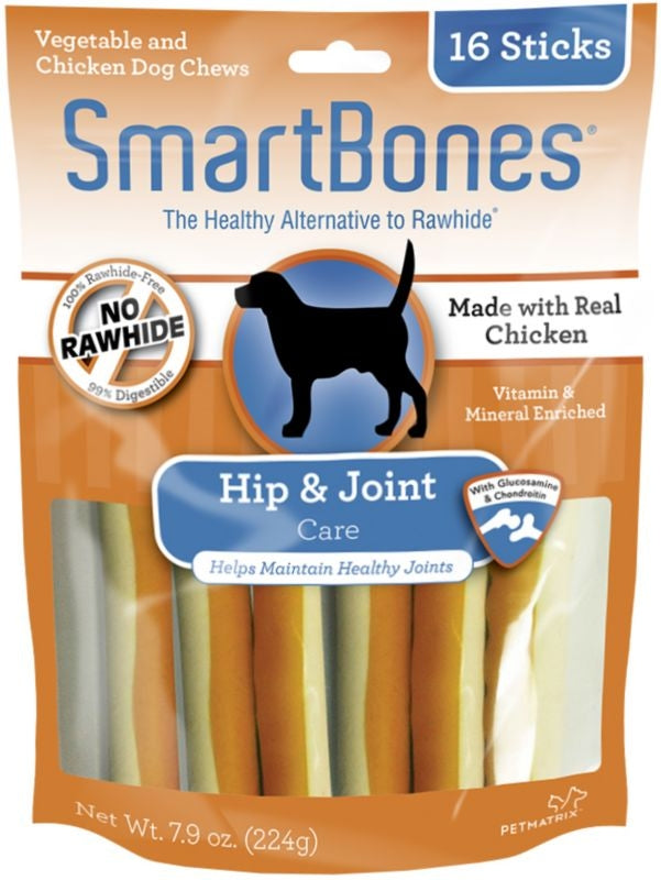 SmartBones Functional Hip n Joint Dog Chew Sticks