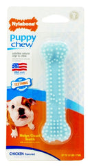 Nylabone Puppy Chew For Teething Puppies - Blue/Chicken