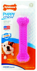 Nylabone Puppy Chew Dental For Teething Puppies - Pink/Chicken