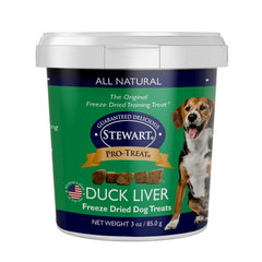 Stewart Freeze Dried Duck Liver Dog Treat