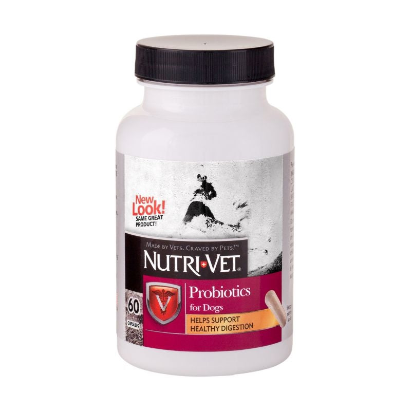 NutriVet Probiotic Capsules for Dogs 60 count