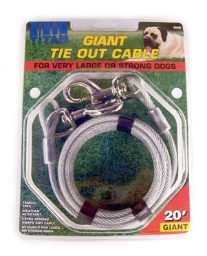 Titan Giant Cable Dog Tie Out