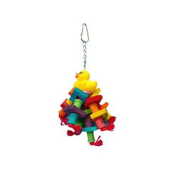 Happy Beaks Rubber Duck Monster Bird Toy