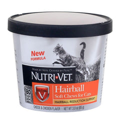 Nutri-Vet Hairball Formula Soft Chew Cat Treat