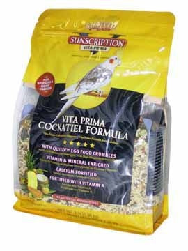 Sun Seed Vita Prima Cockatiel Bird Food 3lb