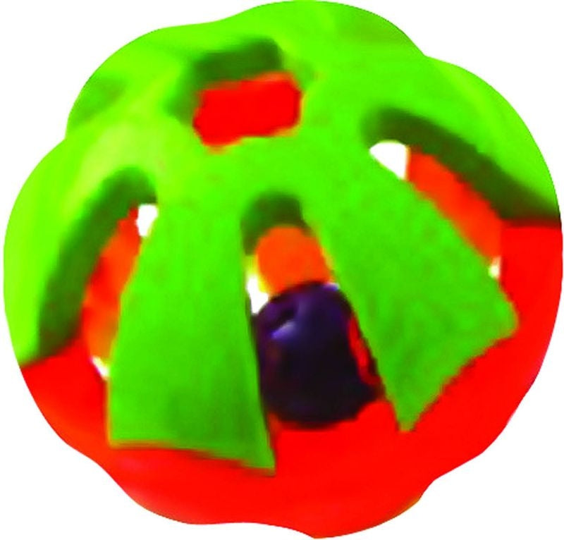 Happy Beaks Round Rattle Bird Foot Toy