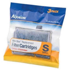 Aqueon Mini Bow Filter Cartridge 3 Pack