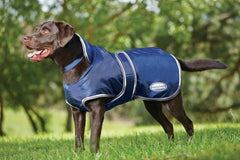 Weatherbeeta Windbreaker 420D Deluxe Dog Coat - Black/Boysenberry