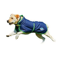 Weatherbeeta Parka 1200D Deluxe Dog Coat - Navy/Lime