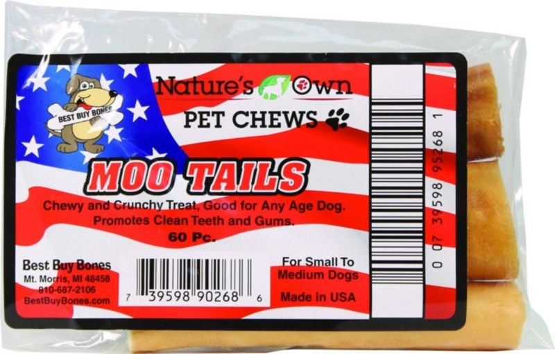 Natures Own Moo Tails Dog Chew Bulk