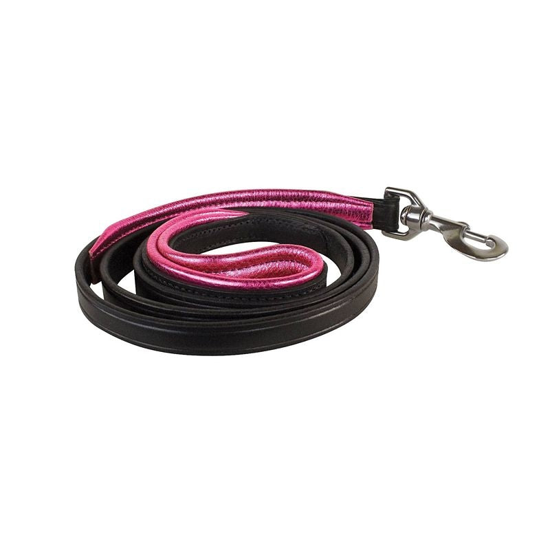 Perri's Metallic Padded Leather Dog Leash