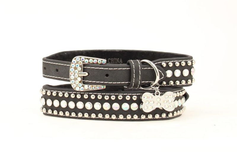 Blazin Roxx Bling Tapered Dog Collar