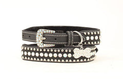 Blazin Roxx Bling Tapered Dog Collar