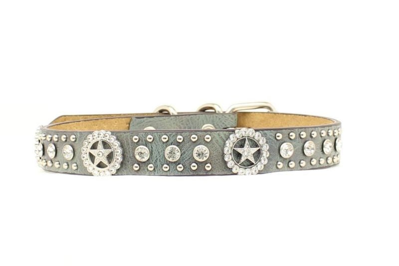 Blazin Roxx Crystal Star Pet Collar