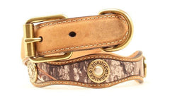Double Barrel Scallop Shotshell Dog Collar