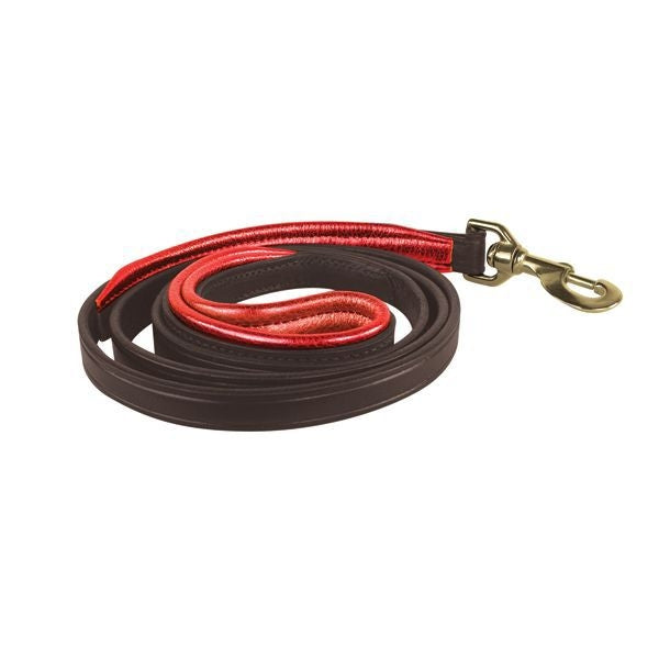 Perri's Metallic Padded Leather Dog Leash