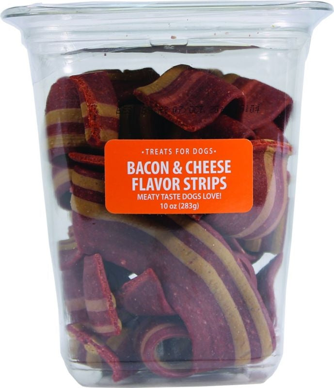 Triumph Bacon / Chs Flavor Strips Dog Treat 10oz