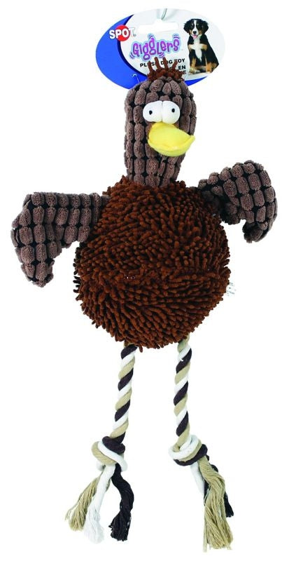 SPOT Gigglers Chicken Dog Toy