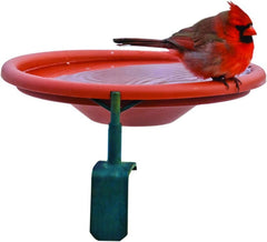 Deck Mount Bird Bath 1 Quart Cap Red