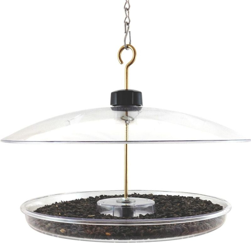 Covered Platform Feeder 14.75in Clear