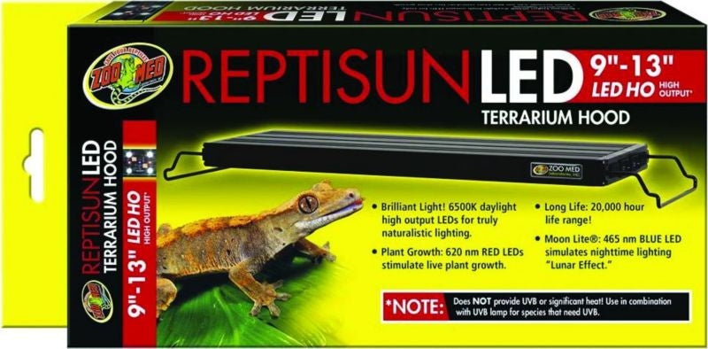 Reptisun Led Terrarium Hood 9-13In