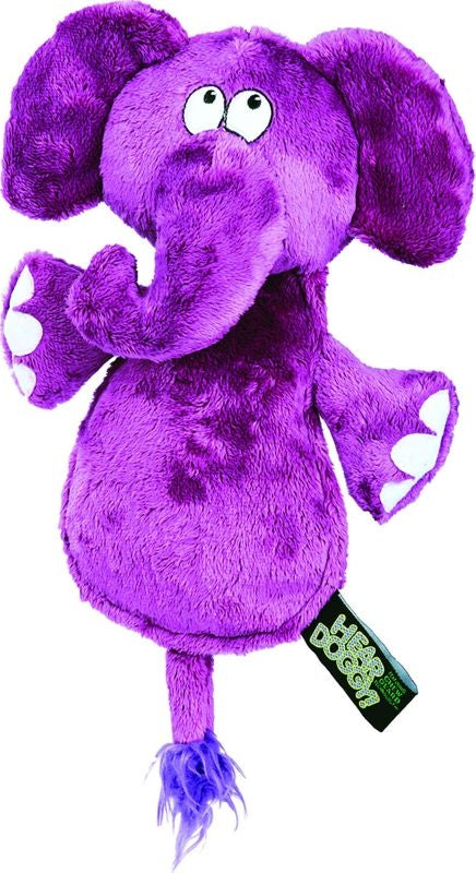 Hear Doggy Flat Ultrasonic Dog Toy Elephant