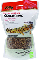 Zilla Reptile Munchies Mealworms 3.75 Oz.