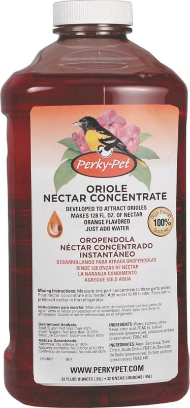 Oriole Nectar Concentrate 32oz Orange