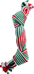 Spot HolidaySuper Squeak 2 Knot Rope Dog Toy 14 Rd