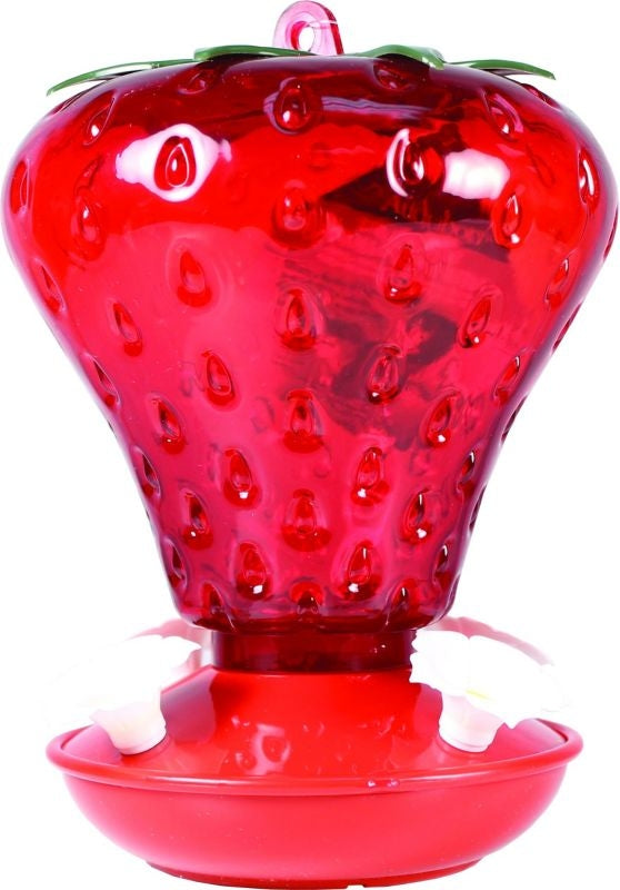 Audubon Strawberry Shaped Hummingbird Feeder 40oz