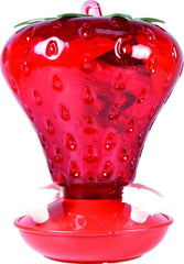 Audubon Strawberry Shaped Hummingbird Feeder 40oz