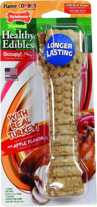 Nylabone Healthy Edibles Combo Turkey & Apple - 2 pack - Wolf