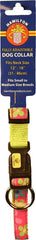 Ribbon Overlay Adj Dog Collar 5/8x12-18 Pnk Floral