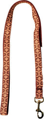 Ribbon Overlay Single Thick Dog Lead - Pink