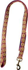 Ribbon Overlay Single Thick Dog Lead - Purple