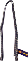 Ribbon Overlay Single Thick Dog Lead 6ft Blue