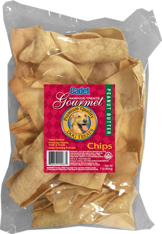 Cadet Rawhide Basted Chips Value Pk-Pnb 1lb