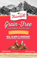 Triumph Triumph Grain Free Dog Biscuit 12oz Salmon