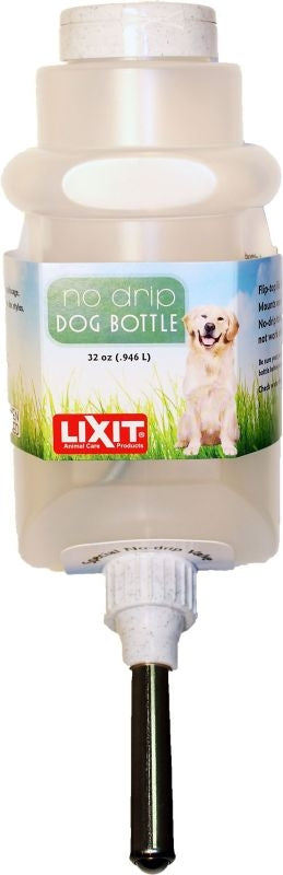 Lixit Flip Top No Drip Dog Water Bottle